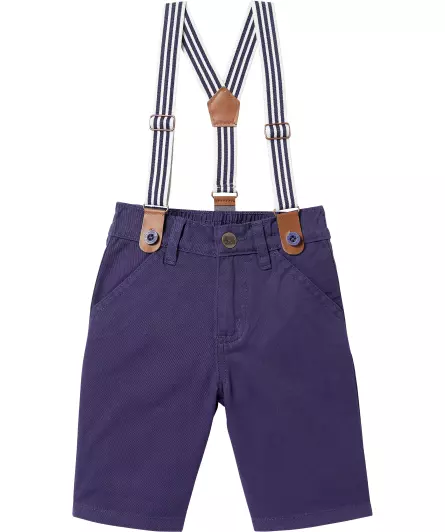Korte broek met bretels