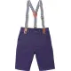 Korte broek met bretels