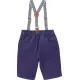 Korte broek met bretels