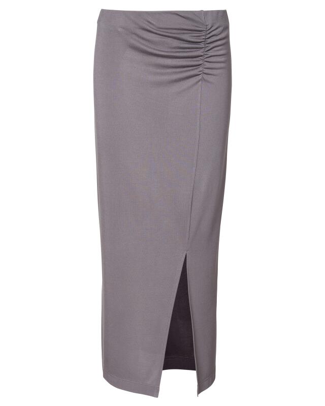 Gathered skirt for women, anthracite (KiK Rock mit Raffungen (anthrazit)) — KiK, authentic German product in Morocco