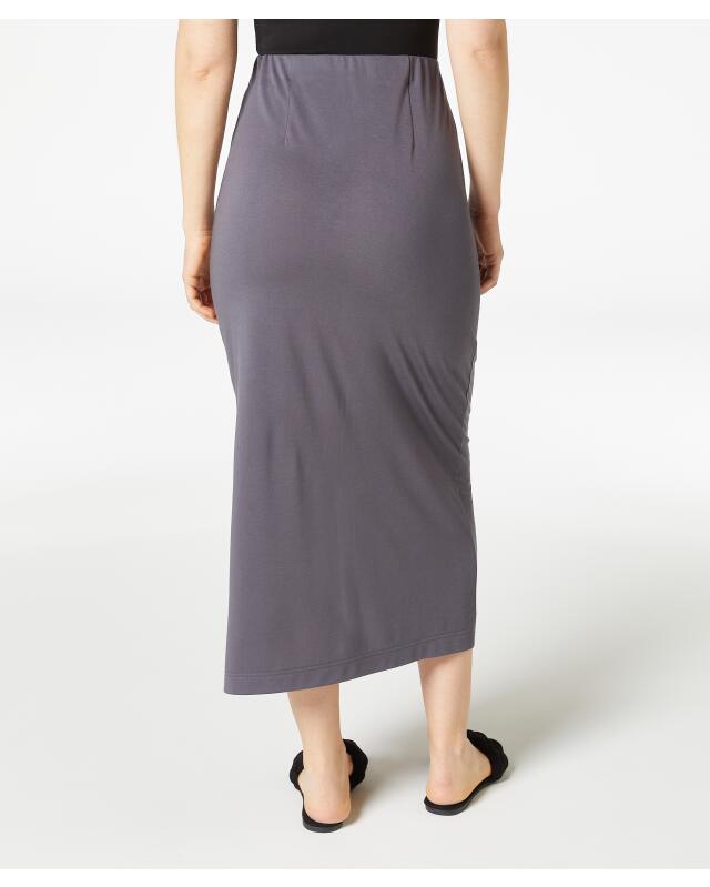 Gathered skirt for women, anthracite (KiK Rock mit Raffungen (anthrazit)) — KiK, authentic German product in Morocco