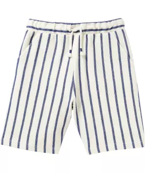 Gestreifte Bermuda-Shorts