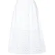 Midirok met broderiepatroon