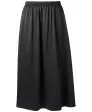 Midi-rok in satijnlook