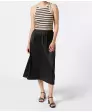 Midi-rok in satijnlook