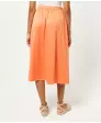 Midi-rok in satijnlook