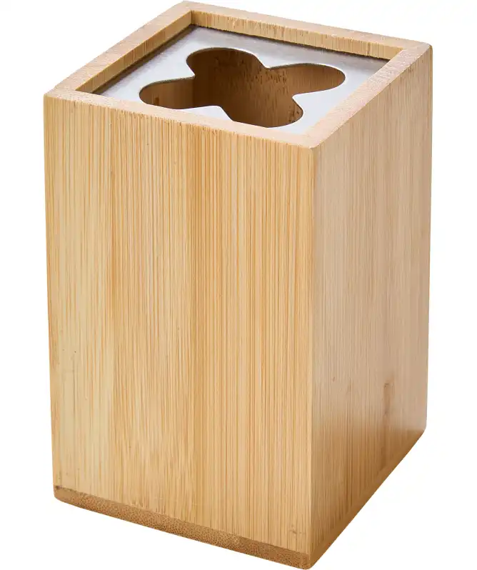 Bambusowy kubek na szczoteczki