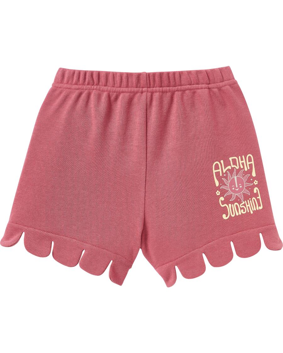 Korte broek in donkerroze donkerroze