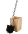 WC-Bürste mit Holzbehälter
