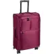 Textilní kufr bordeaux barva
