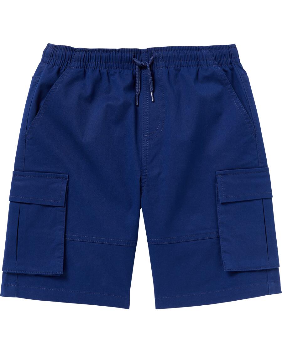 Cargo Shorts in Bermudalänge indigo blau
