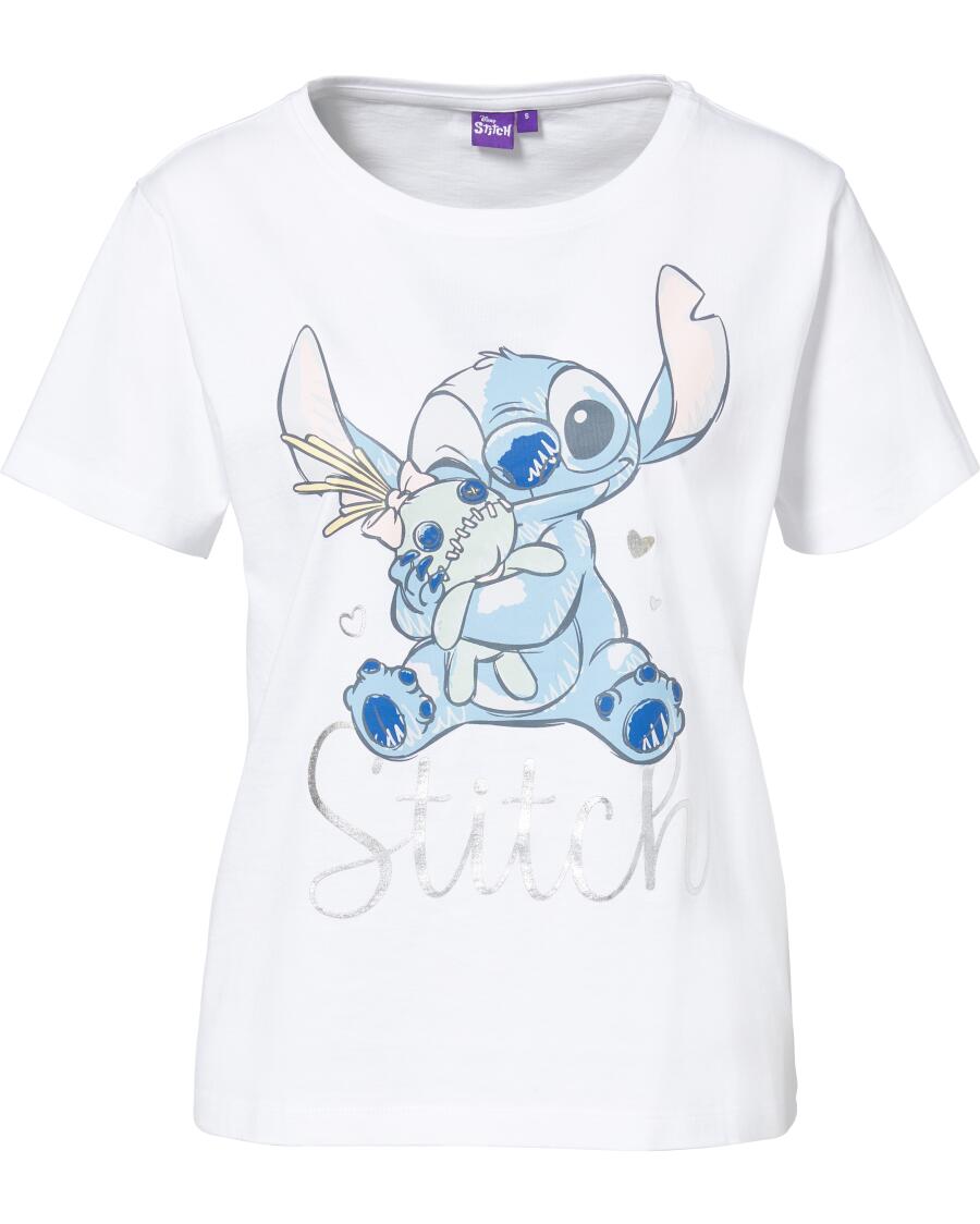 Koszulka Stitch Disney, okrągły dekolt