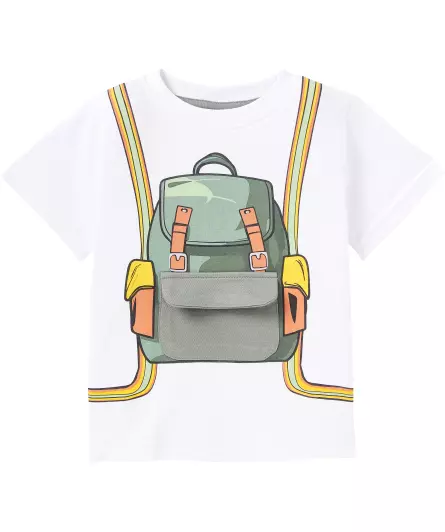 T-Shirt z nadrukiem plecaka