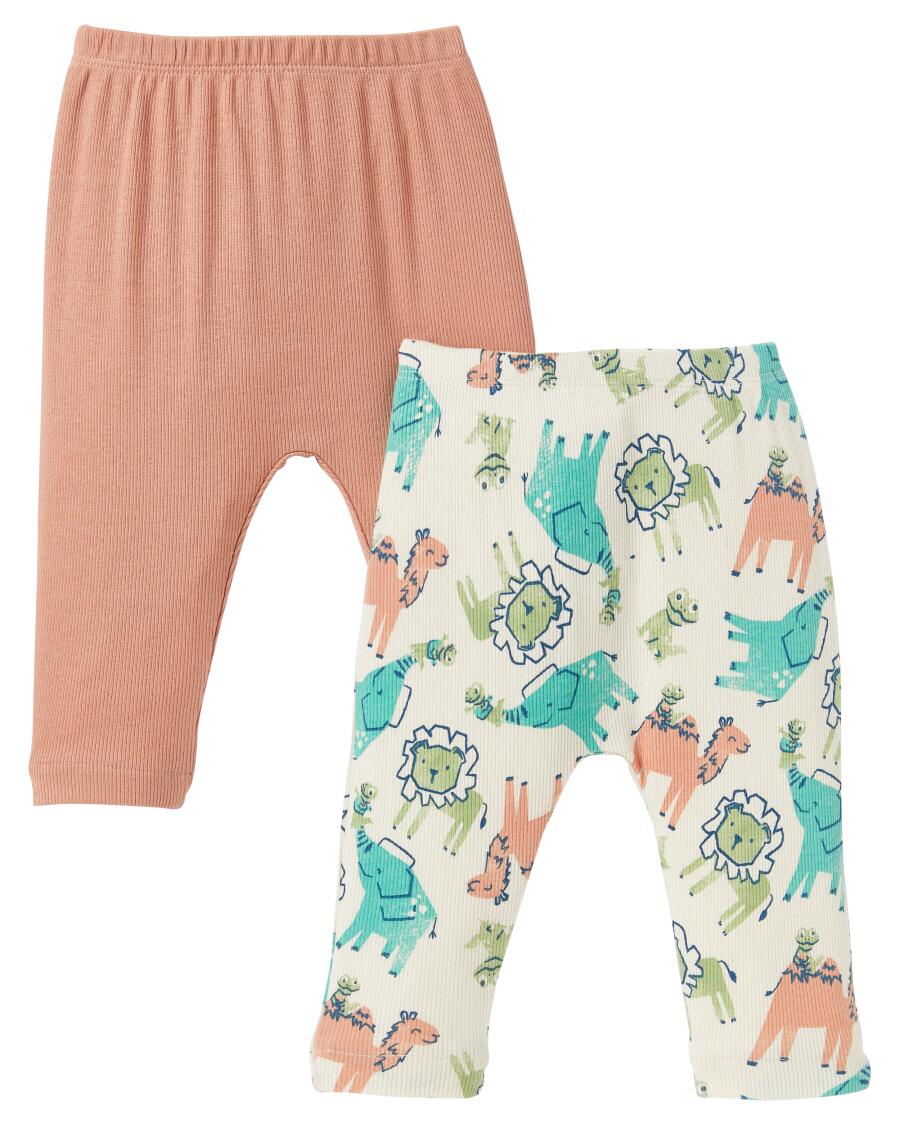 Newborn Pull-on-Hosen Tiere braun