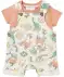 Newborn T-Shirt + Latzhose braun