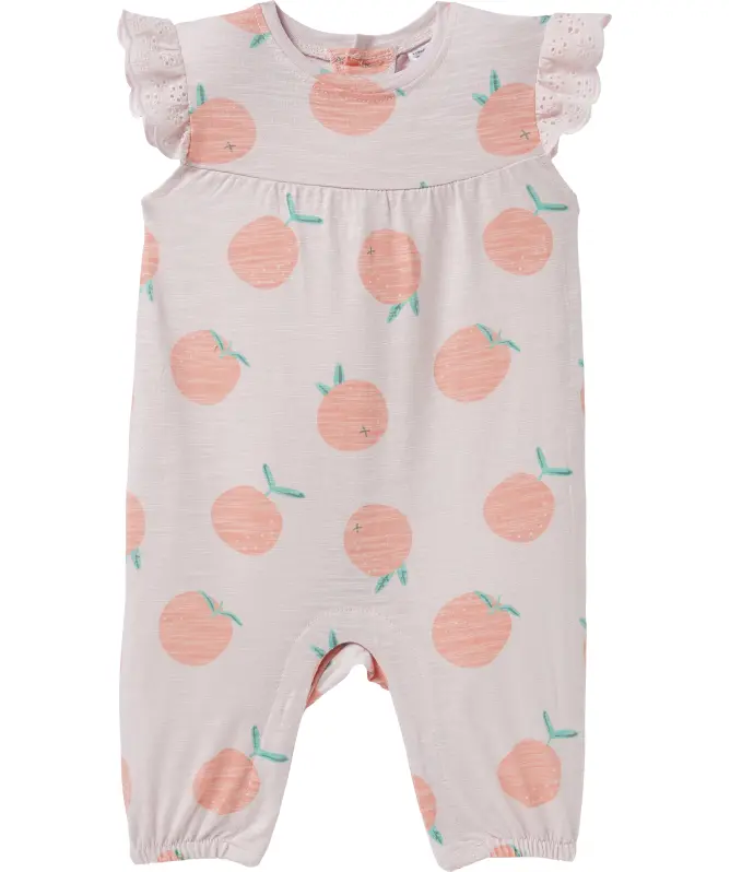 Newborn Jumpsuit Orangen