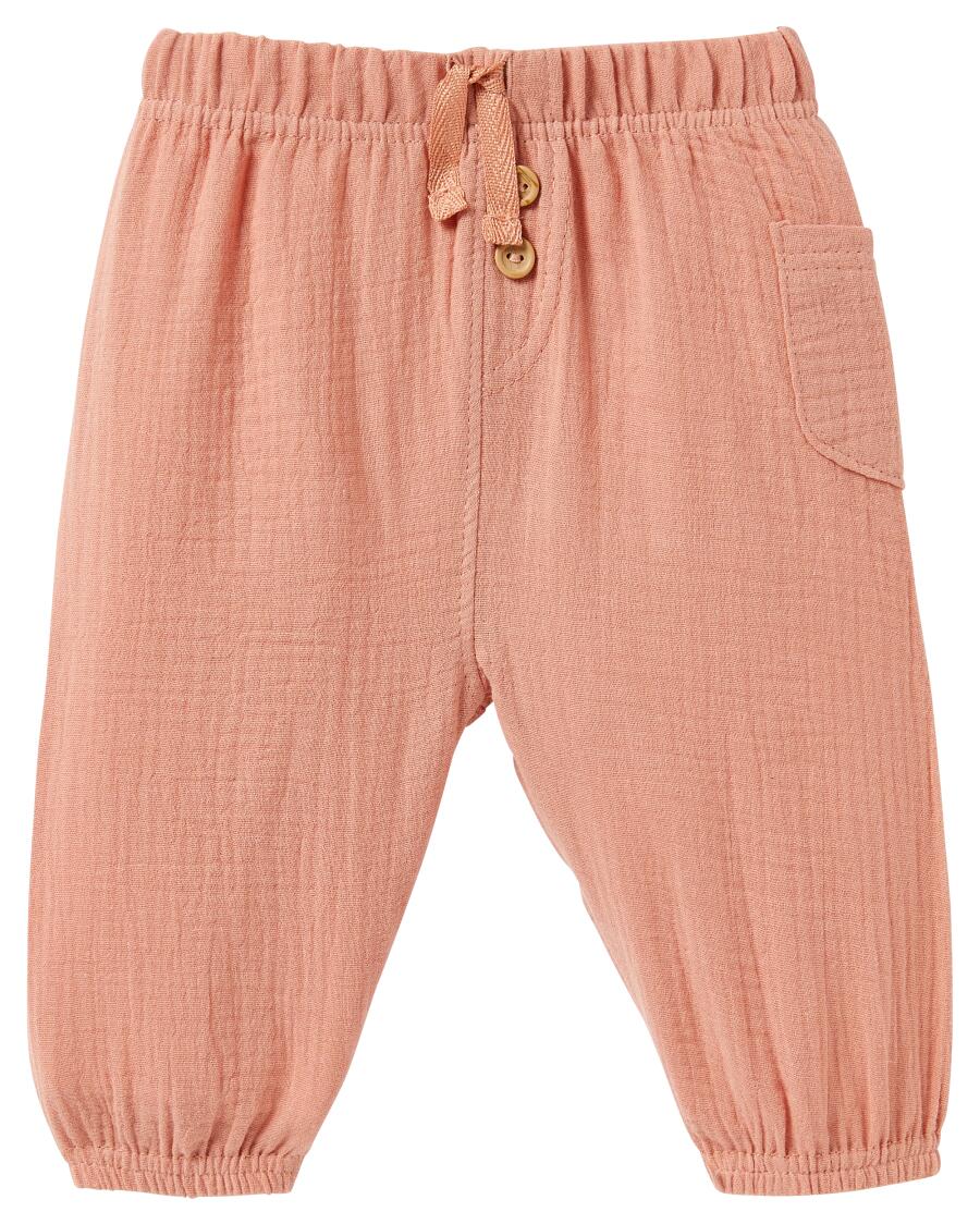 Newborn Musselinhose braun