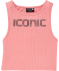 Sport-Top cropped pink