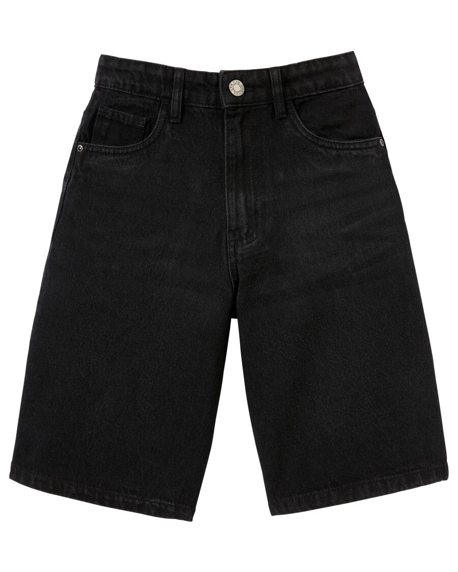 Jeans-Shorts in Bermudalänge Denim black