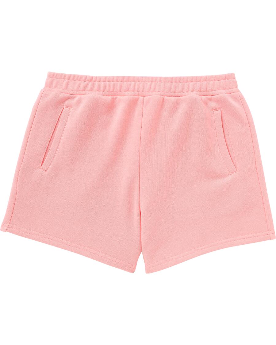 Sport-Shorts mit Schriftzug pink