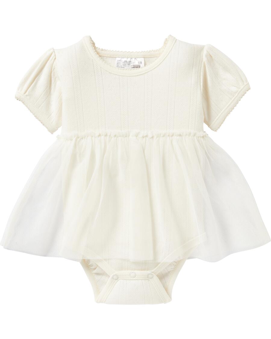 Newborn Body mit Tüllrock offwhite