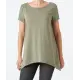 T-Shirt Zipfeloptik