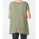 T-Shirt Zipfeloptik