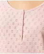 T-Shirt mit Lochmuster