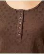 T-Shirt mit Lochmuster