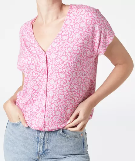 T-Shirt mit Fledermausärmeln