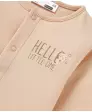 Baby mutsje + romper + pakje + shirt met lange mouwen + broek