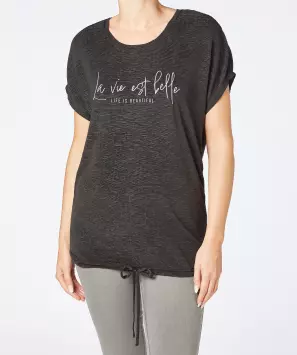 T-Shirt mit Tunnelzug