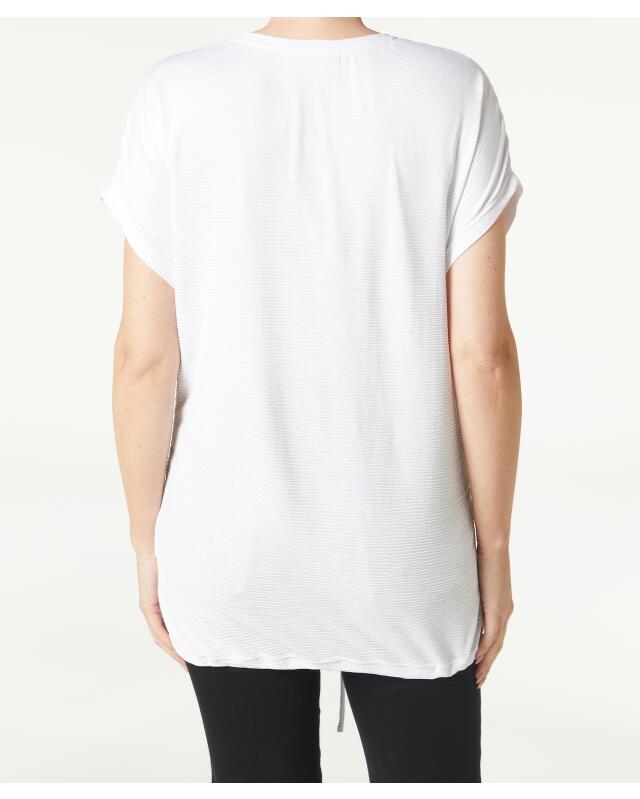 تيشيرت بحبل تضييق للنساء، أبيض (KiK T-Shirt mit Tunnelzug (weiß)) — KiK, منتج ألماني أصلي في المغرب