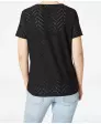 T-Shirt mit Lochmuster