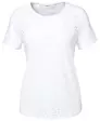 T-Shirt z ażurowym wzorem