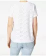 T-Shirt z ażurowym wzorem