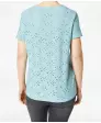 T-Shirt mit Lochmuster