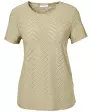 T-Shirt z ażurowym wzorem