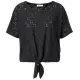 T-Shirt mit Lochmuster