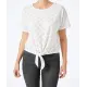 T-Shirt mit Lochmuster