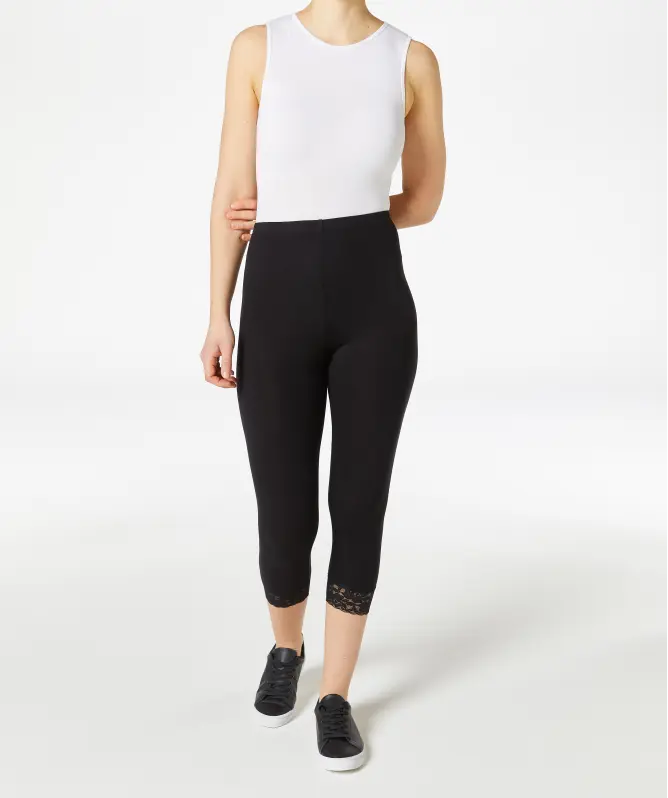 Legginsy z koronką