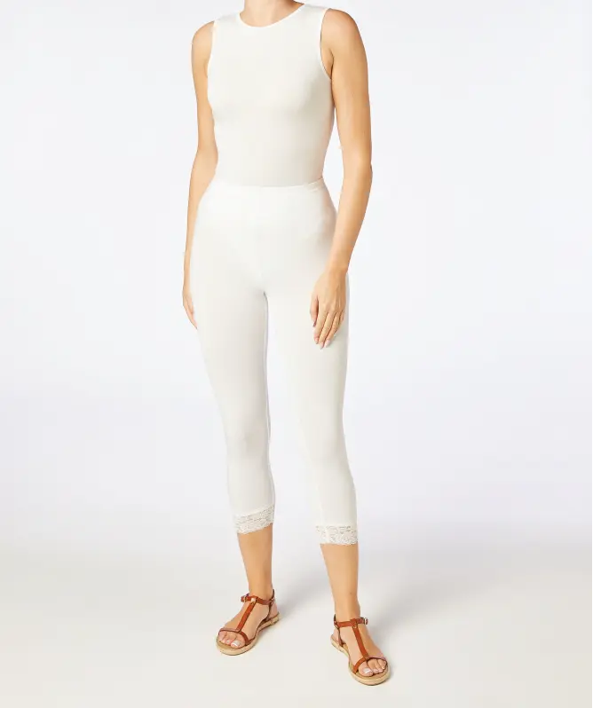 Leggings mit Spitze