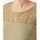 Tričko s krajkovou vsadkou
