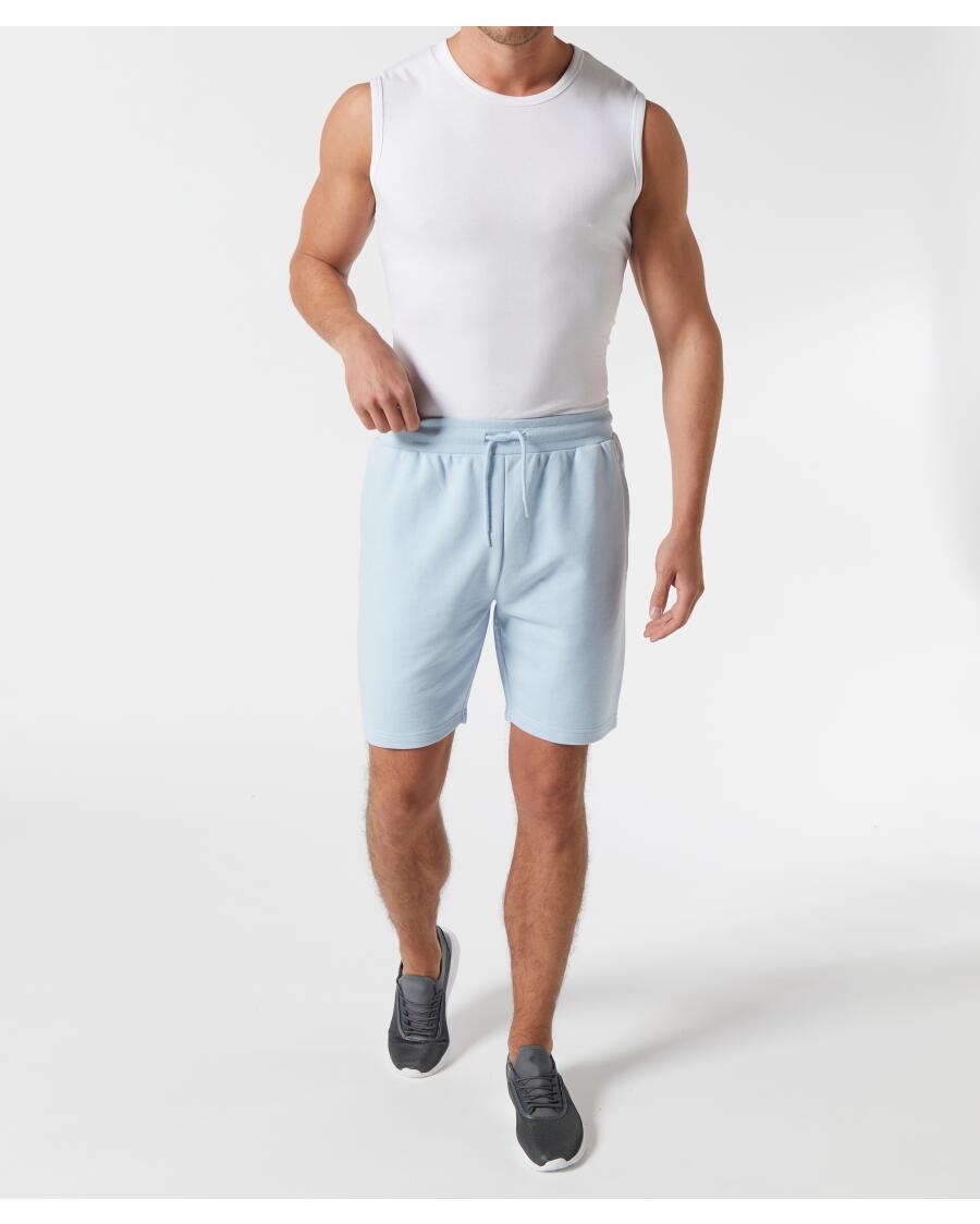 Legere Sweatshorts hellblau
