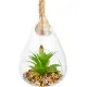 Kunstplant in een glas