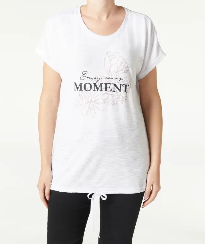 T-Shirt mit Tunnelzug