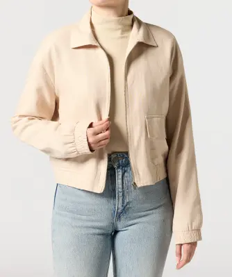 Bomberjack met linnen
