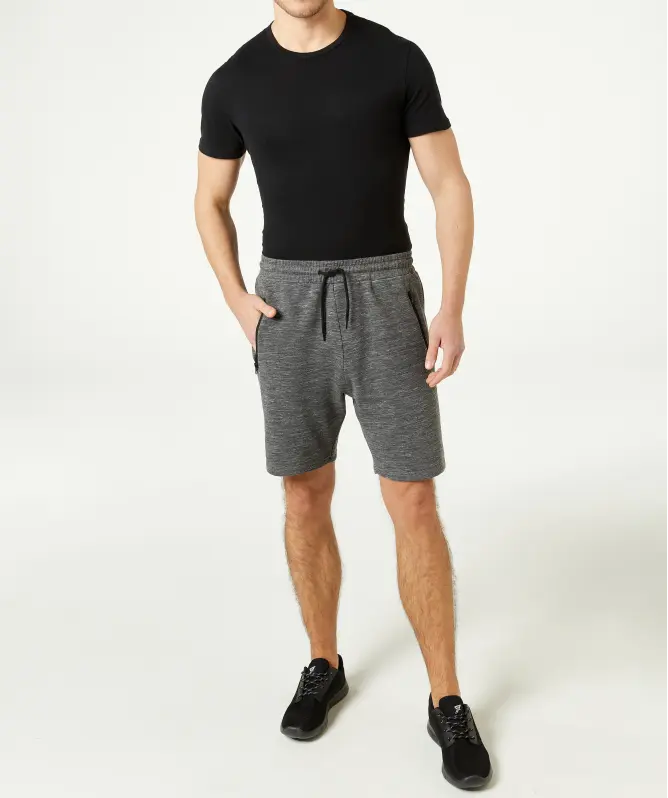 Melierte Shorts