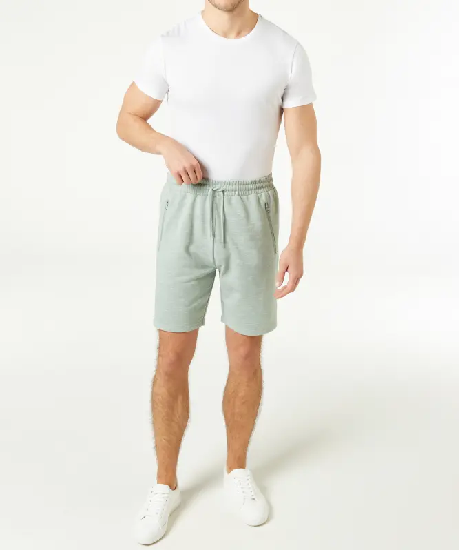 Melierte Shorts