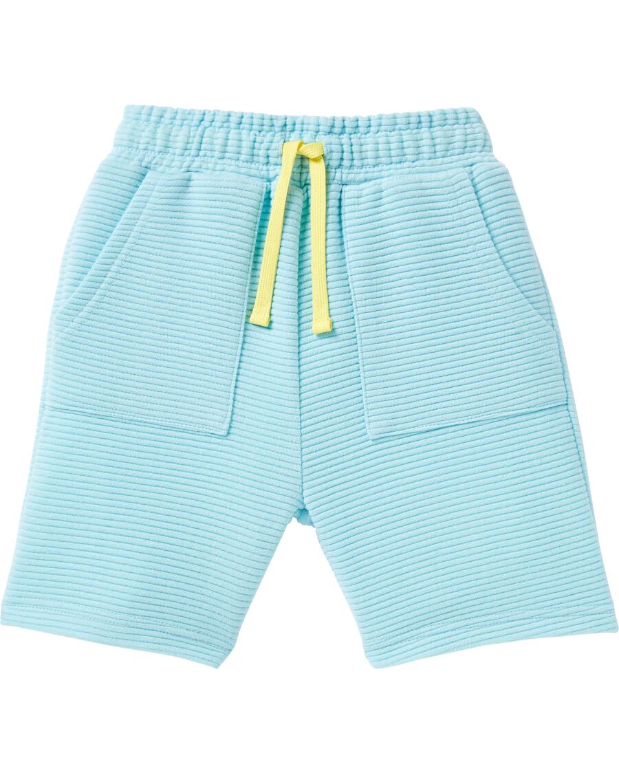 Strukturierte Shorts aqua